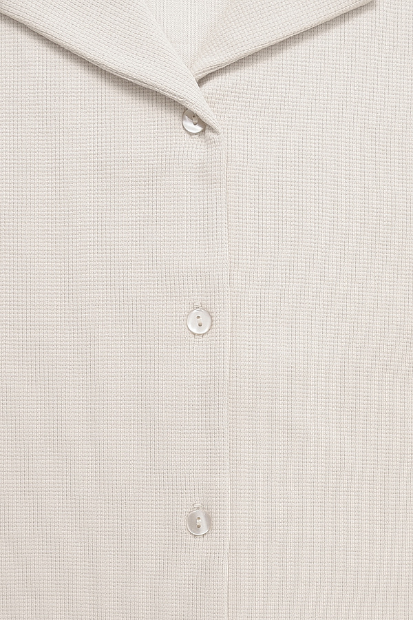 картинка Комплект рубашка и брюки из вафельного хлопка от магазина Одежда+