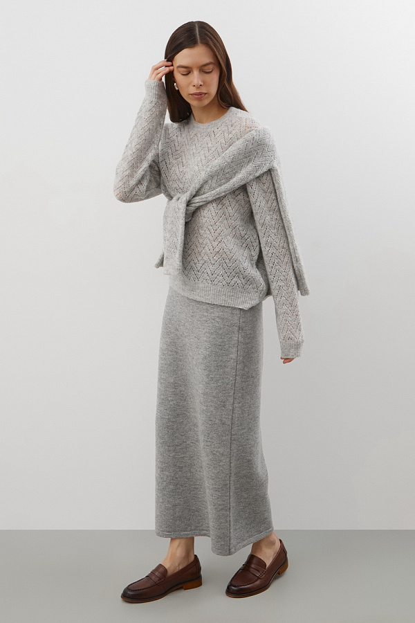 картинка Юбка из мохера и мериноса от магазина Одежда+