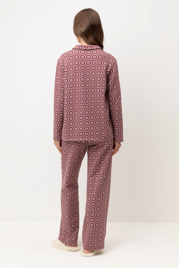 картинка Комплект рубашка и брюки из футера от магазина Одежда+