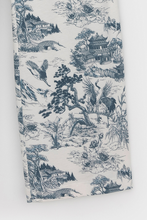 картинка Комплект футболка и брюки из хлопка с модалом от магазина Одежда+