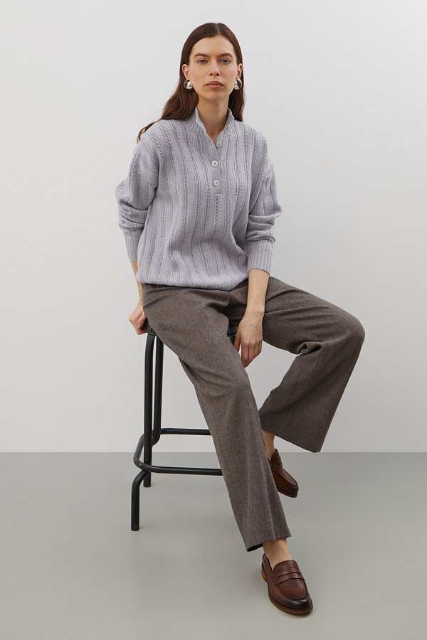 картинка Джемпер из 100% шерсти от магазина Одежда+