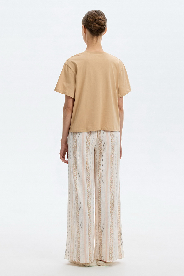 картинка Комплект футболка и брюки из хлопка с модалом от магазина Одежда+