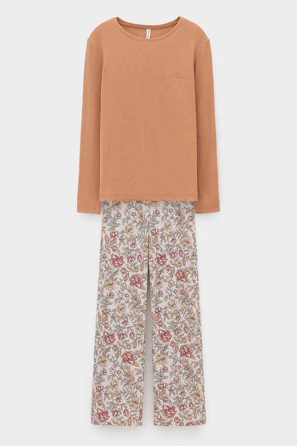 картинка Комплект из хлопка в рубчик от магазина Одежда+