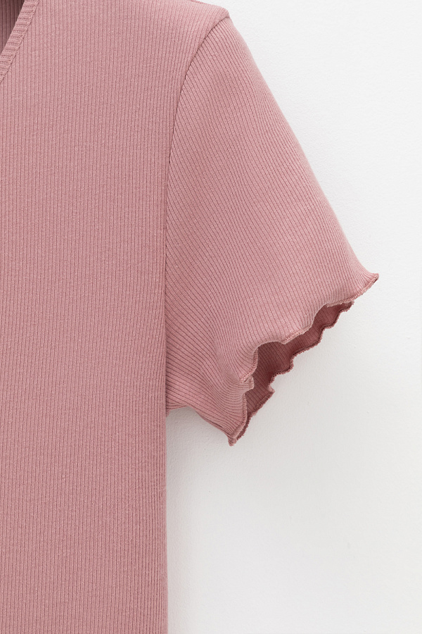 картинка Сорочка трикотажа в рубчик от магазина Одежда+