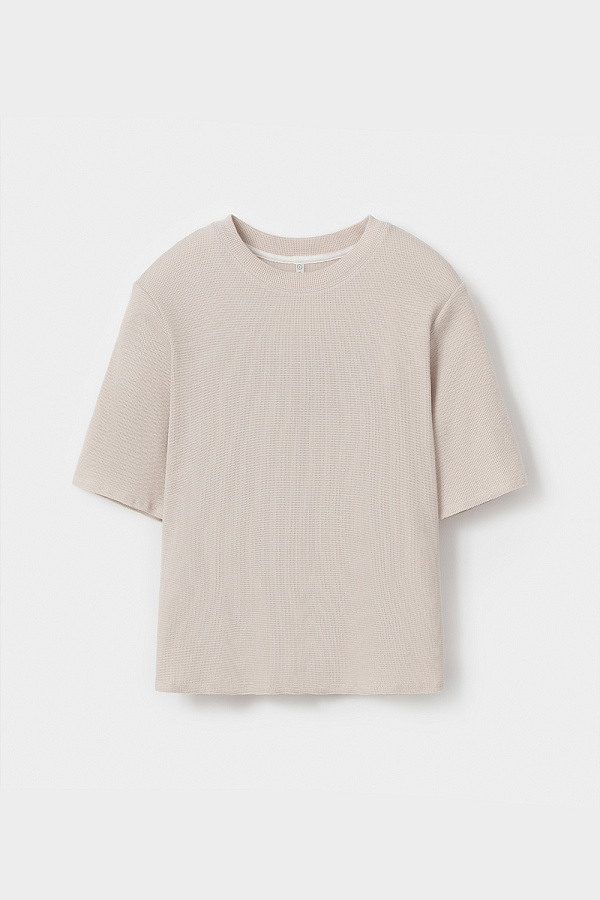 картинка Комлпект футболка и брюки из объемного трикотажа от магазина Одежда+