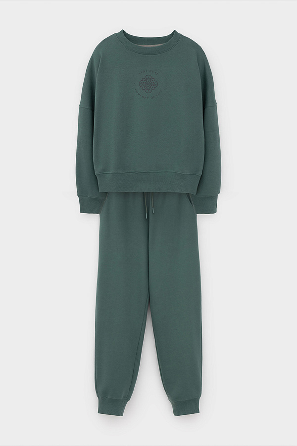 картинка Комплект толстовка и брюки из футера от магазина Одежда+