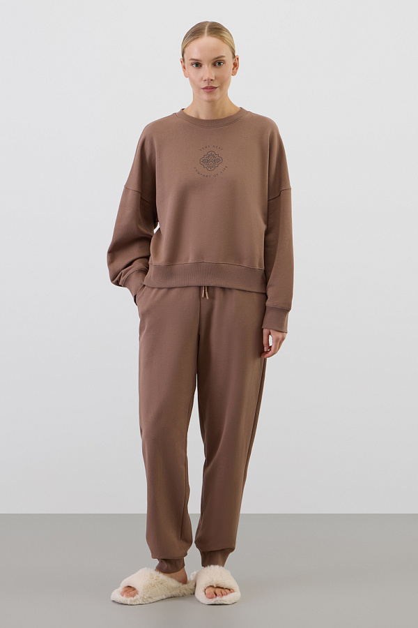 картинка Комплект толстовка и брюки из футера от магазина Одежда+