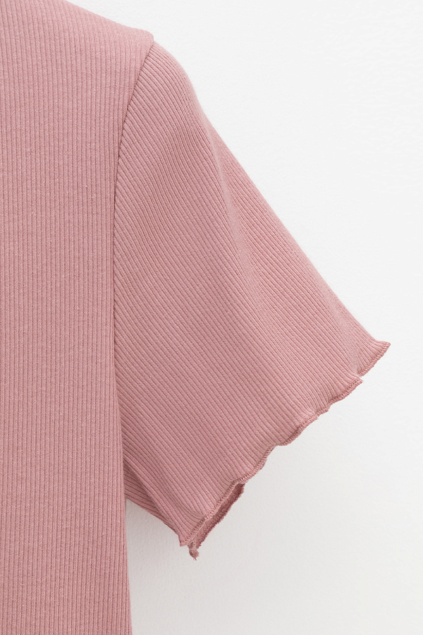 картинка Комплект из нежного хлопкового трикотажа в рубчик от магазина Одежда+