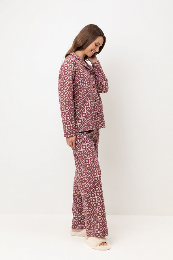 картинка Комплект рубашка и брюки из футера от магазина Одежда+