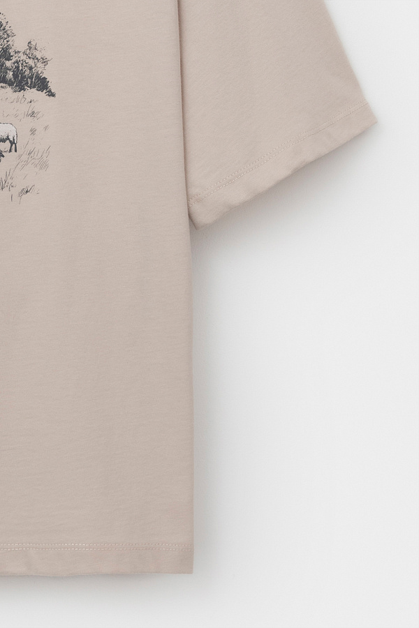 картинка Комплект футболка и брюки из гребенного хлопка от магазина Одежда+