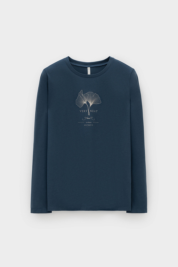 картинка Комплект лонгслив и брюки из хлопка с модалом от магазина Одежда+