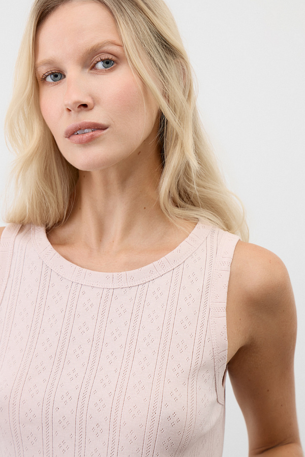 картинка Комплект топ и шорты из ажурного хлопка от магазина Одежда+