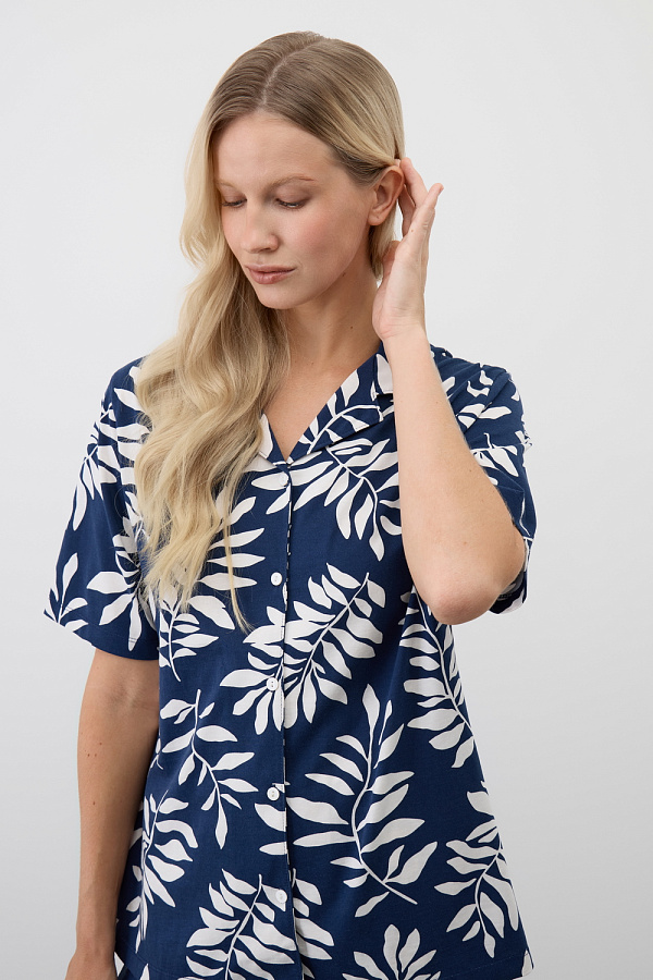 картинка Комплект рубашка и шорты из 100% хлопка от магазина Одежда+