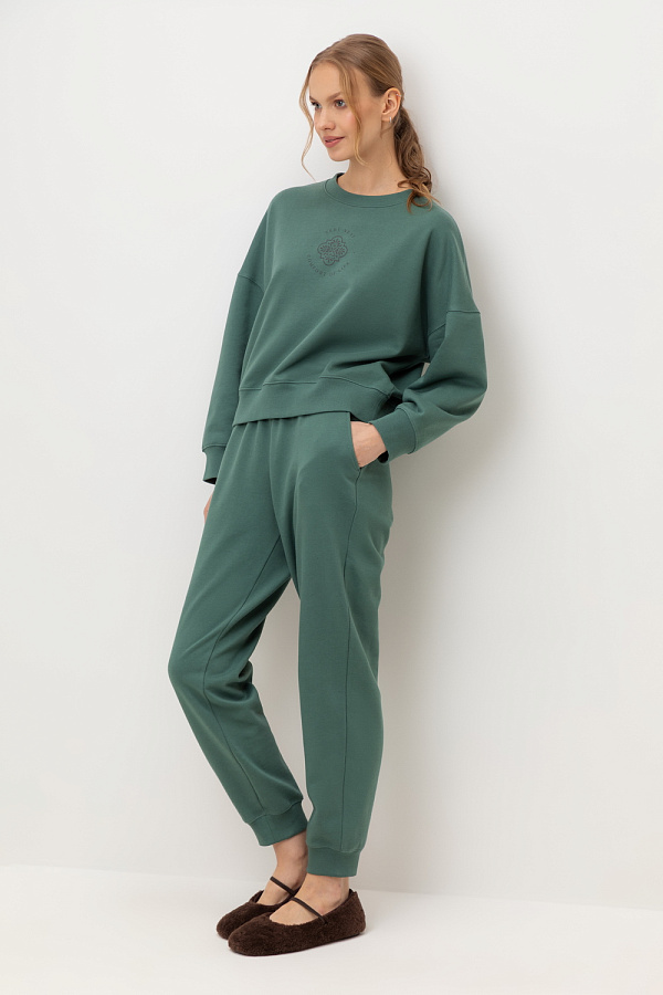 картинка Комплект толстовка и брюки из футера от магазина Одежда+