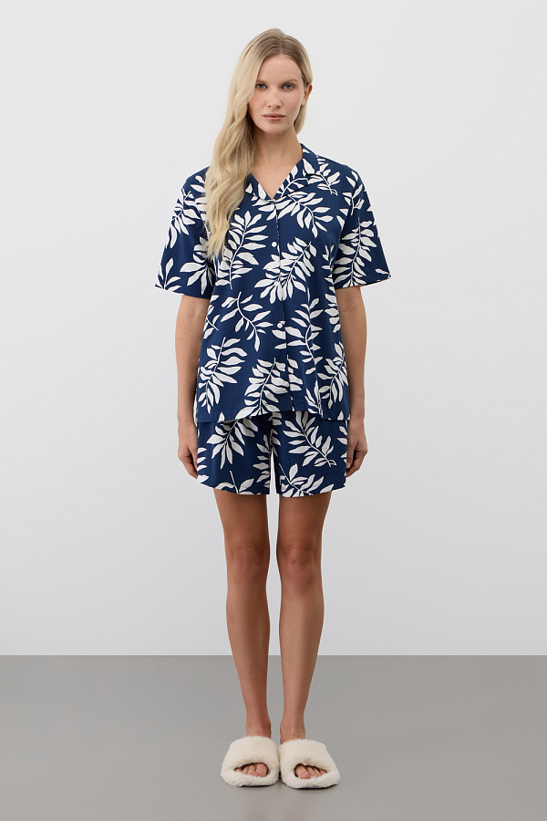 картинка Комплект рубашка и шорты из 100% хлопка от магазина Одежда+