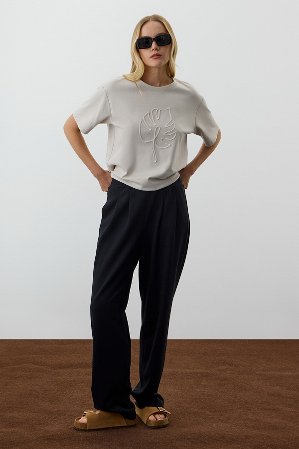 картинка Брюки из премиального трикотажа от магазина Одежда+