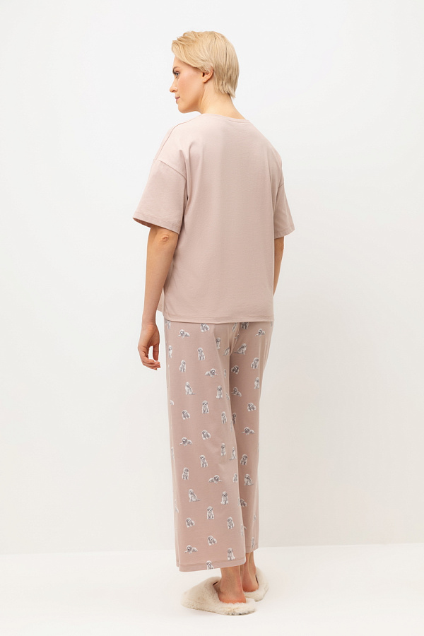 картинка Комплект футболка и брюки из хлопка от магазина Одежда+