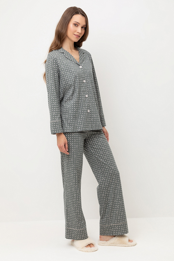 картинка Комплект рубашка и брюки из 100% хлопка от магазина Одежда+