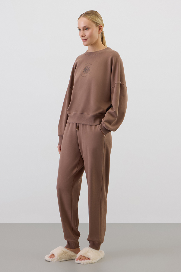 картинка Комплект толстовка и брюки из футера от магазина Одежда+