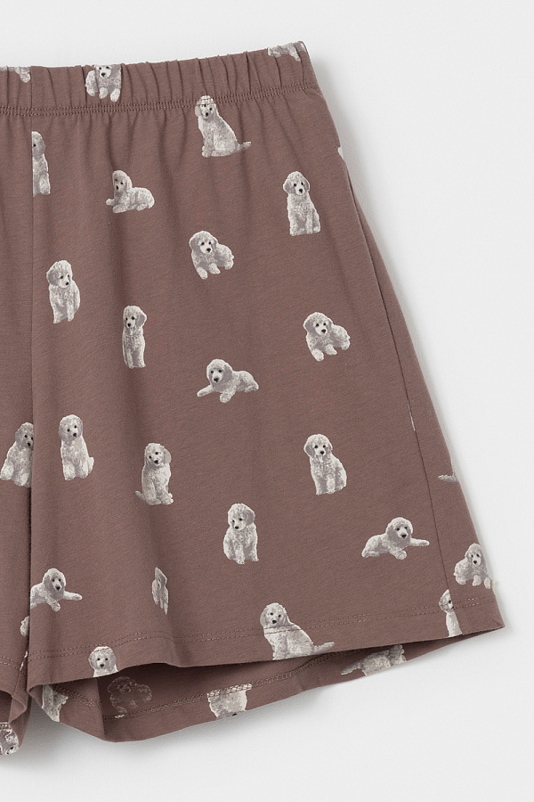 картинка Комплект с футболкой и шортами  из 100% хлопка от магазина Одежда+