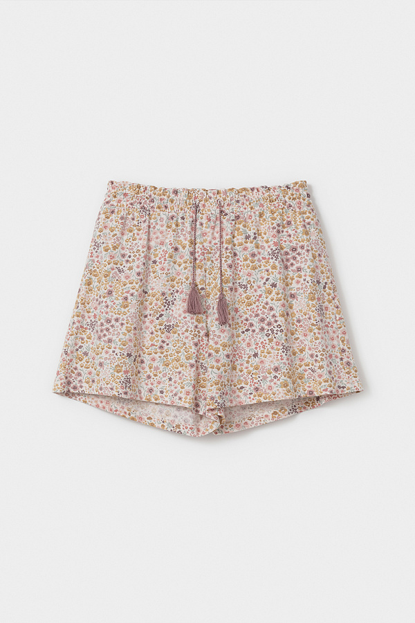 картинка Комплект топ и шорты из хлопка в рубчик от магазина Одежда+