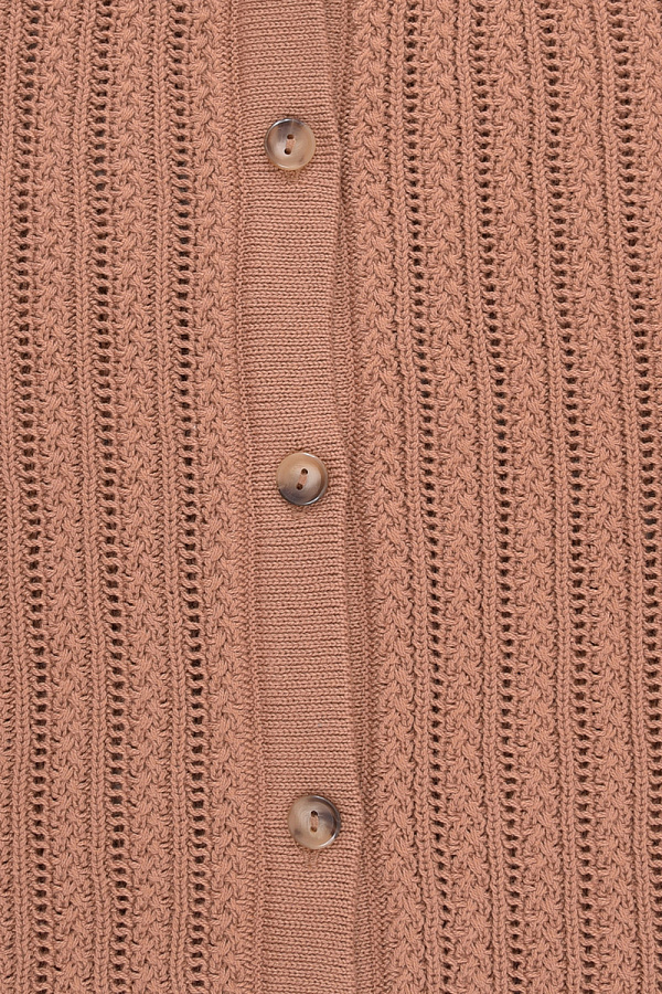 картинка Рубашка из хлопковой пряжи с коротким рукавом от магазина Одежда+