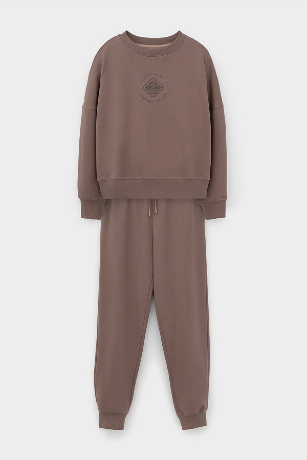 картинка Комплект толстовка и брюки из футера от магазина Одежда+