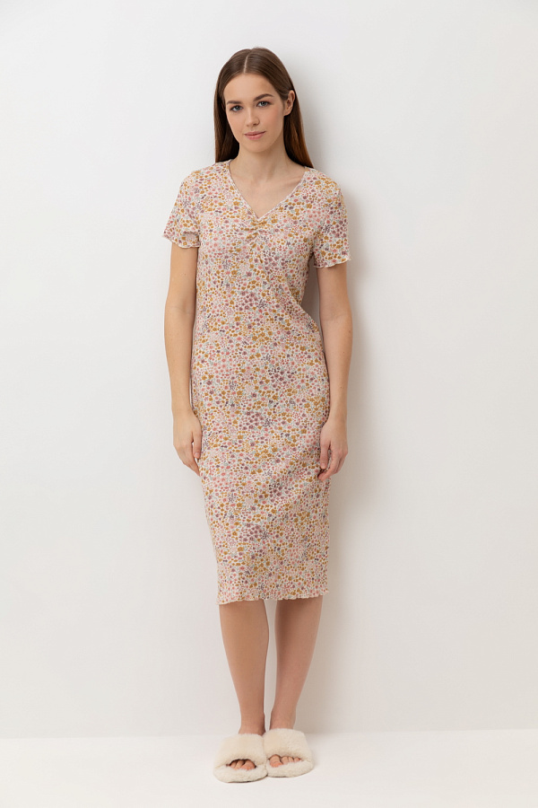 картинка Сорочка трикотажа в рубчик от магазина Одежда+