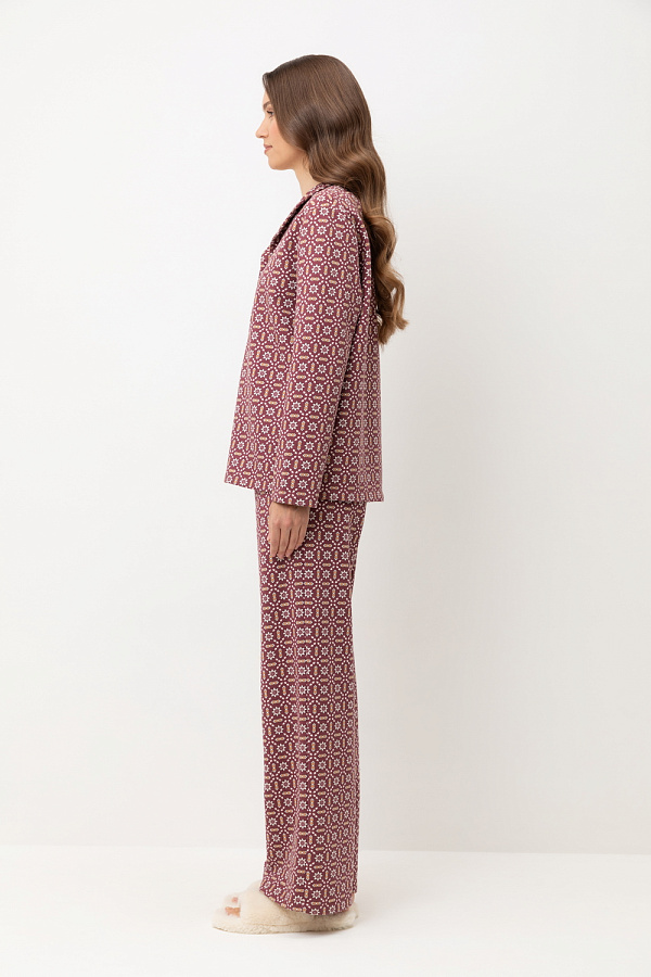 картинка Комплект рубашка и брюки из футера от магазина Одежда+