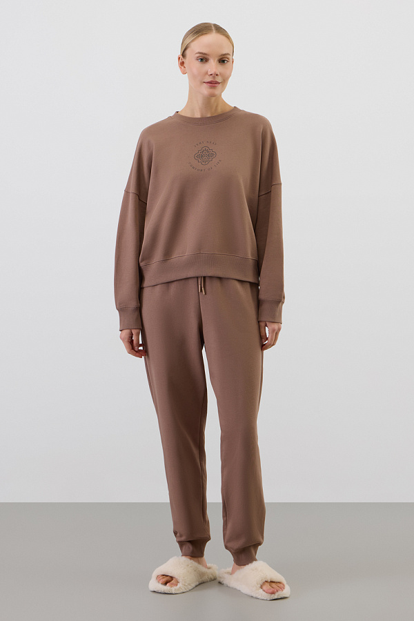 картинка Комплект толстовка и брюки из футера от магазина Одежда+