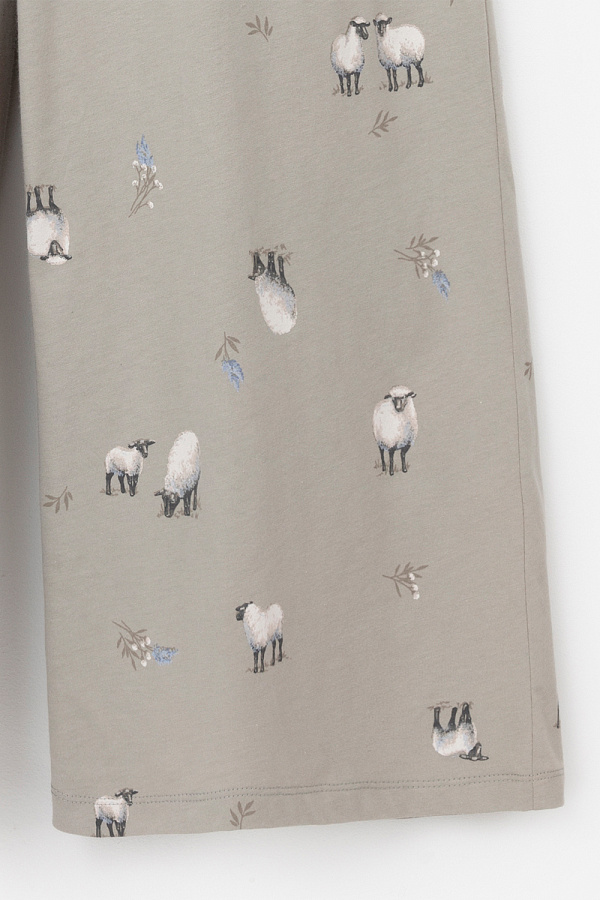 картинка Комплект футболка и брюки из гребенного хлопка от магазина Одежда+