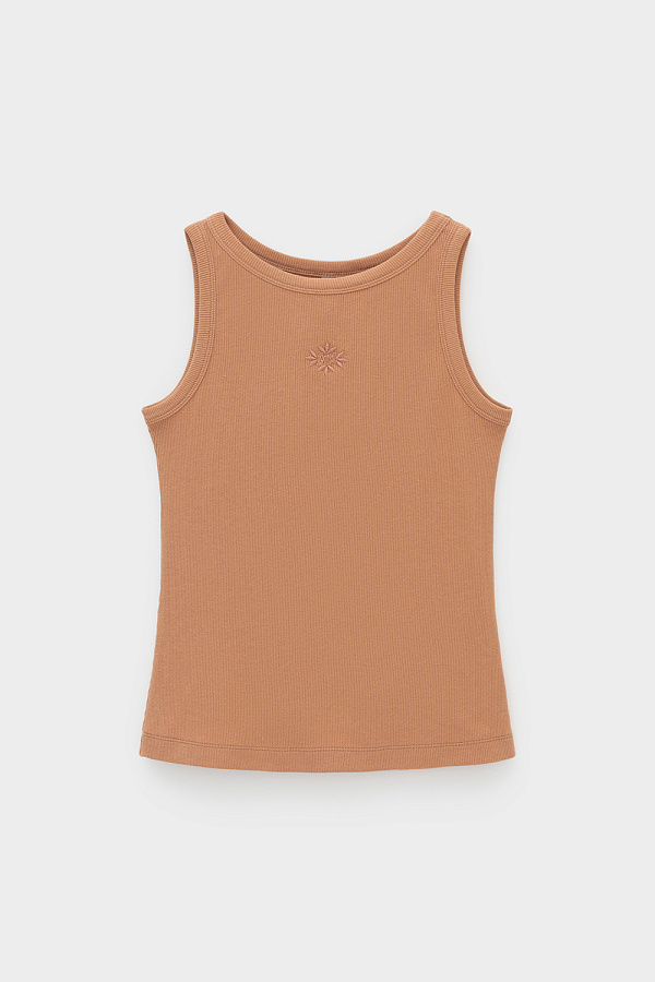 картинка Комплект топ и шорты из хлопка в рубчик от магазина Одежда+