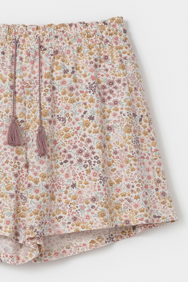 картинка Комплект топ и шорты из хлопка в рубчик от магазина Одежда+