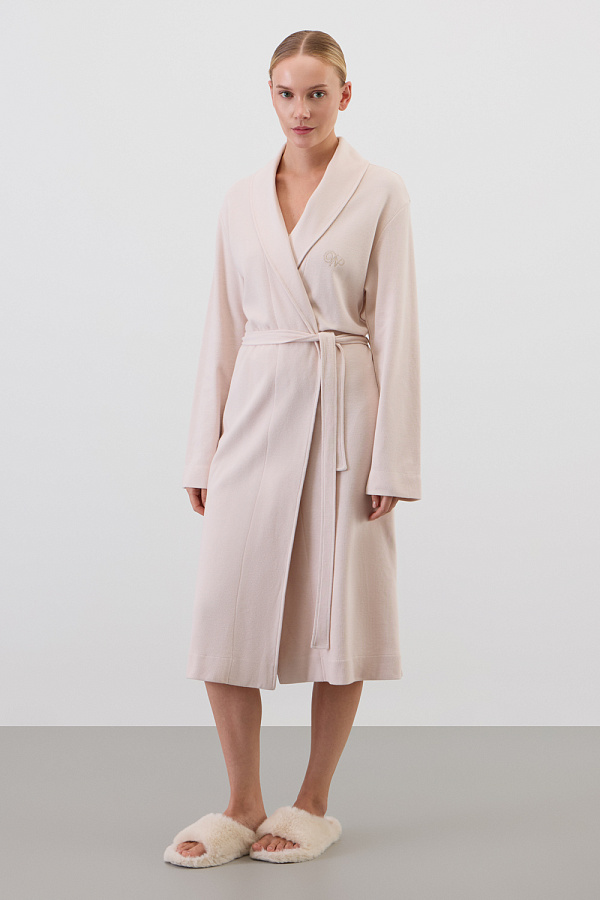 картинка Халат из 100% хлопка с пич эффектом от магазина Одежда+