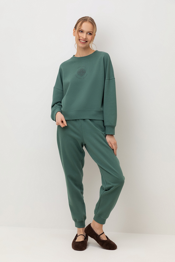 картинка Комплект толстовка и брюки из футера от магазина Одежда+