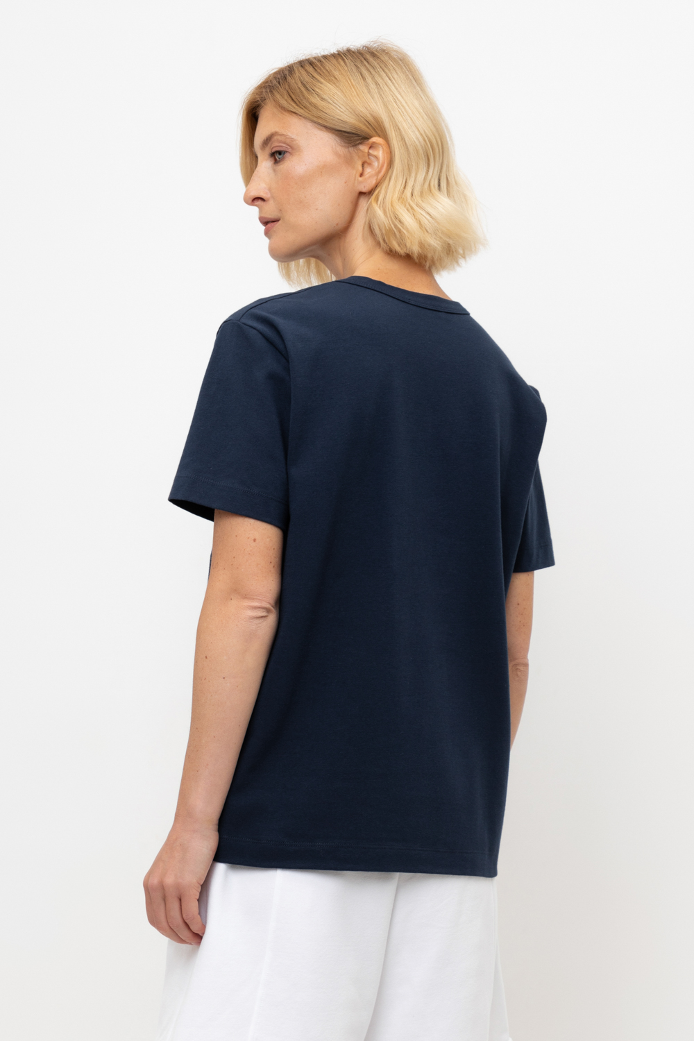 картинка Футболка из хлопка с эластаном от магазина Одежда+