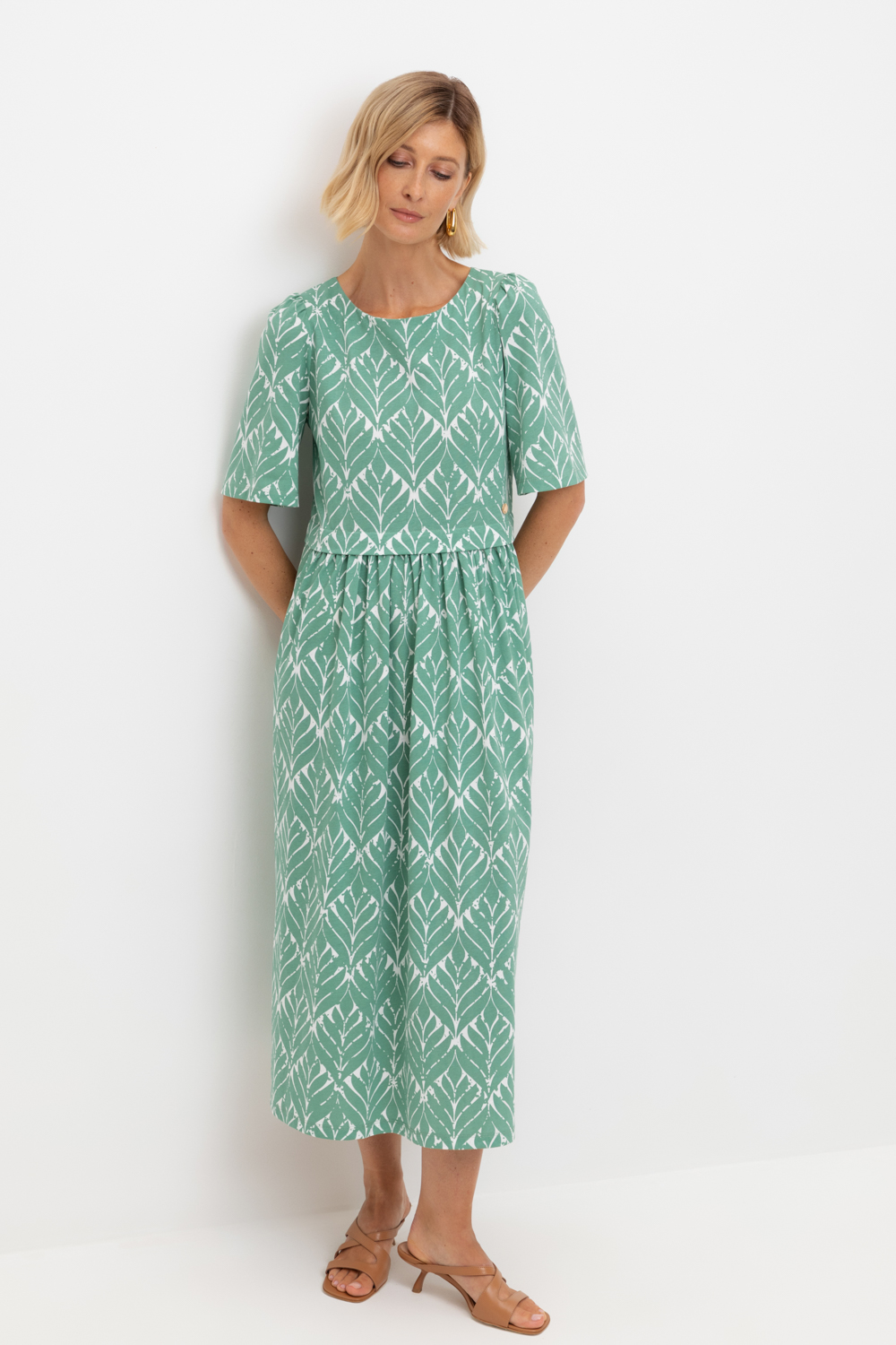 картинка Трикотажное платье из хлопка от магазина Одежда+