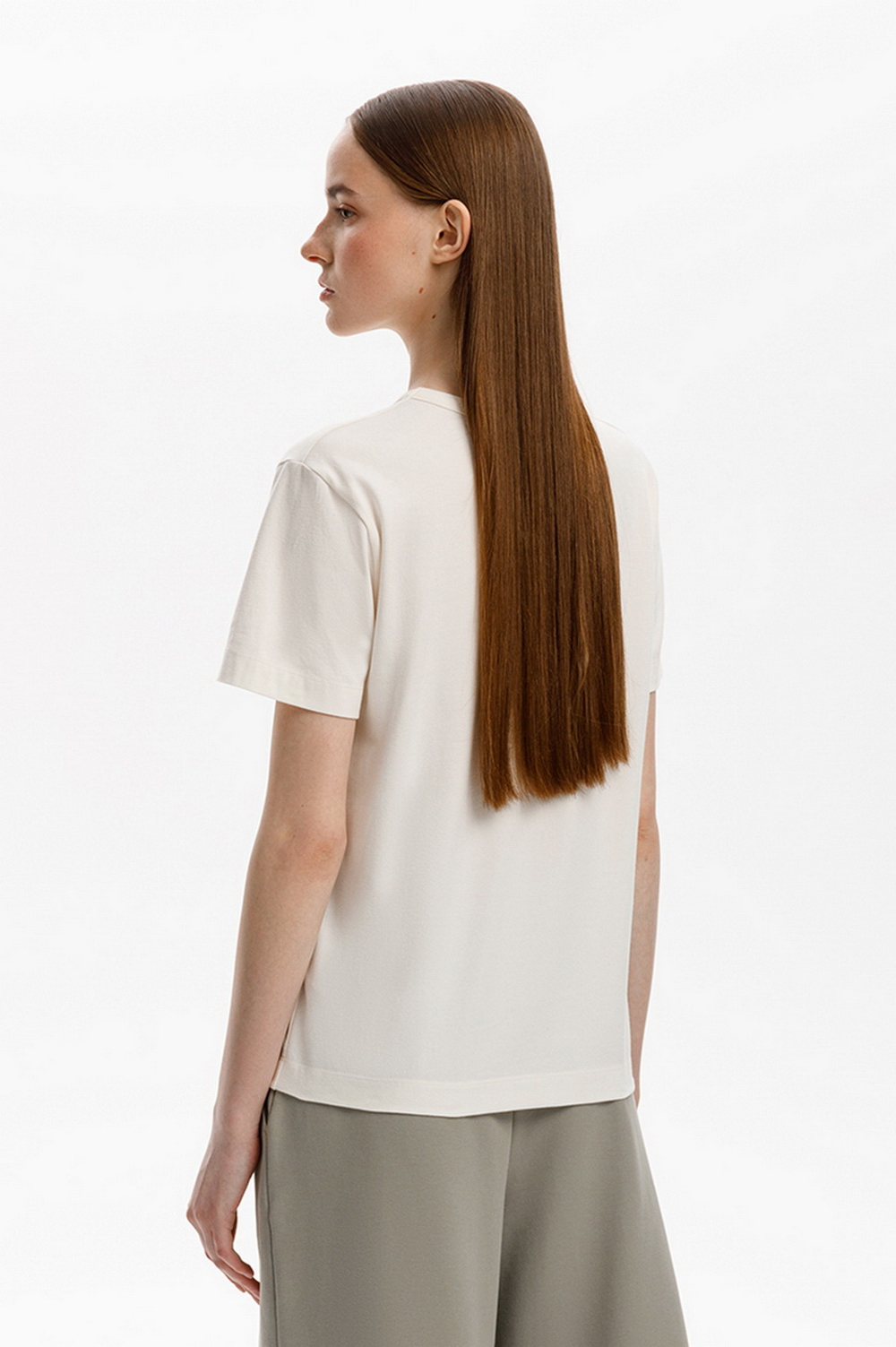 картинка Футболка из хлопка с эластаном от магазина Одежда+