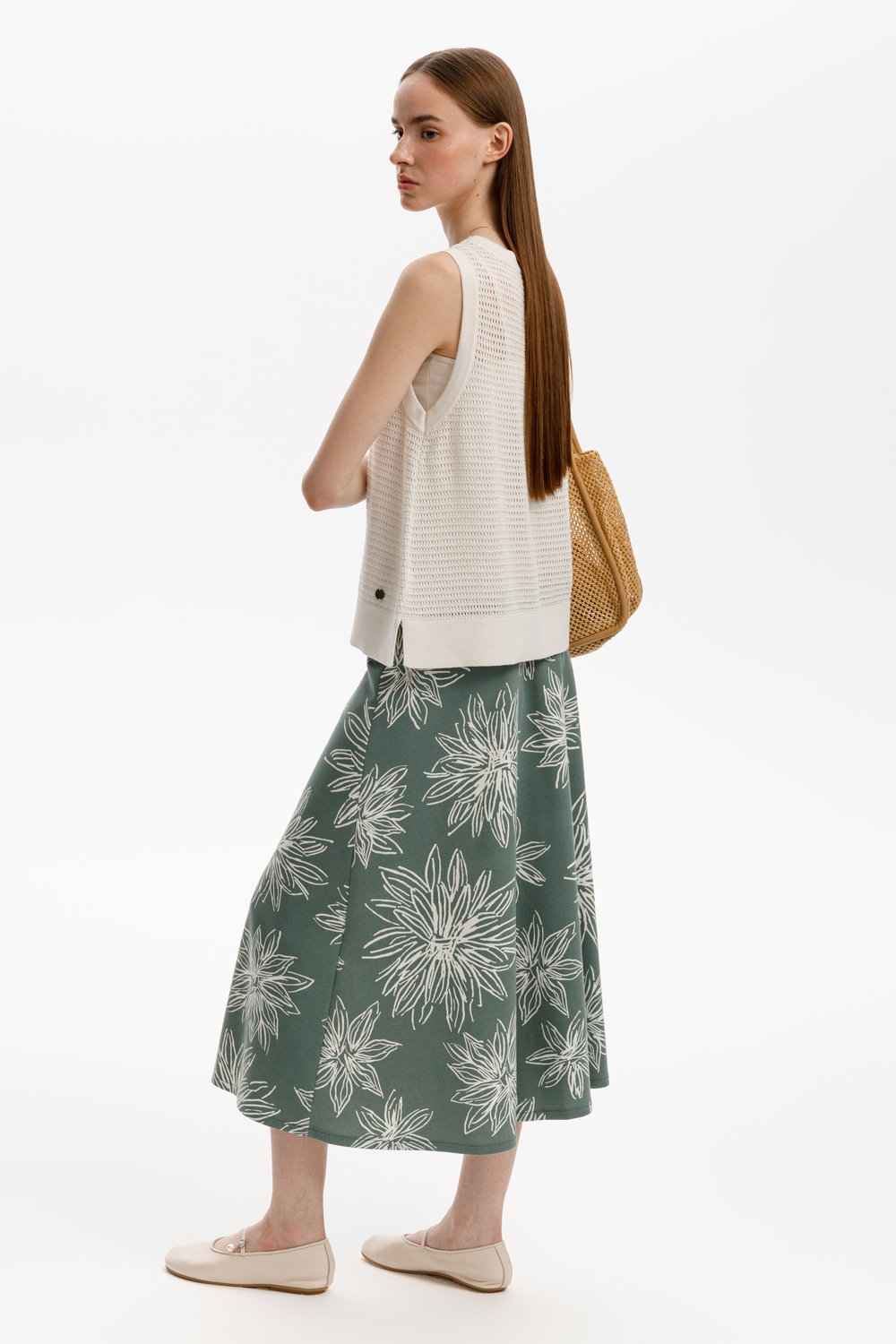 картинка Юбка расклешенного силуэта от магазина Одежда+