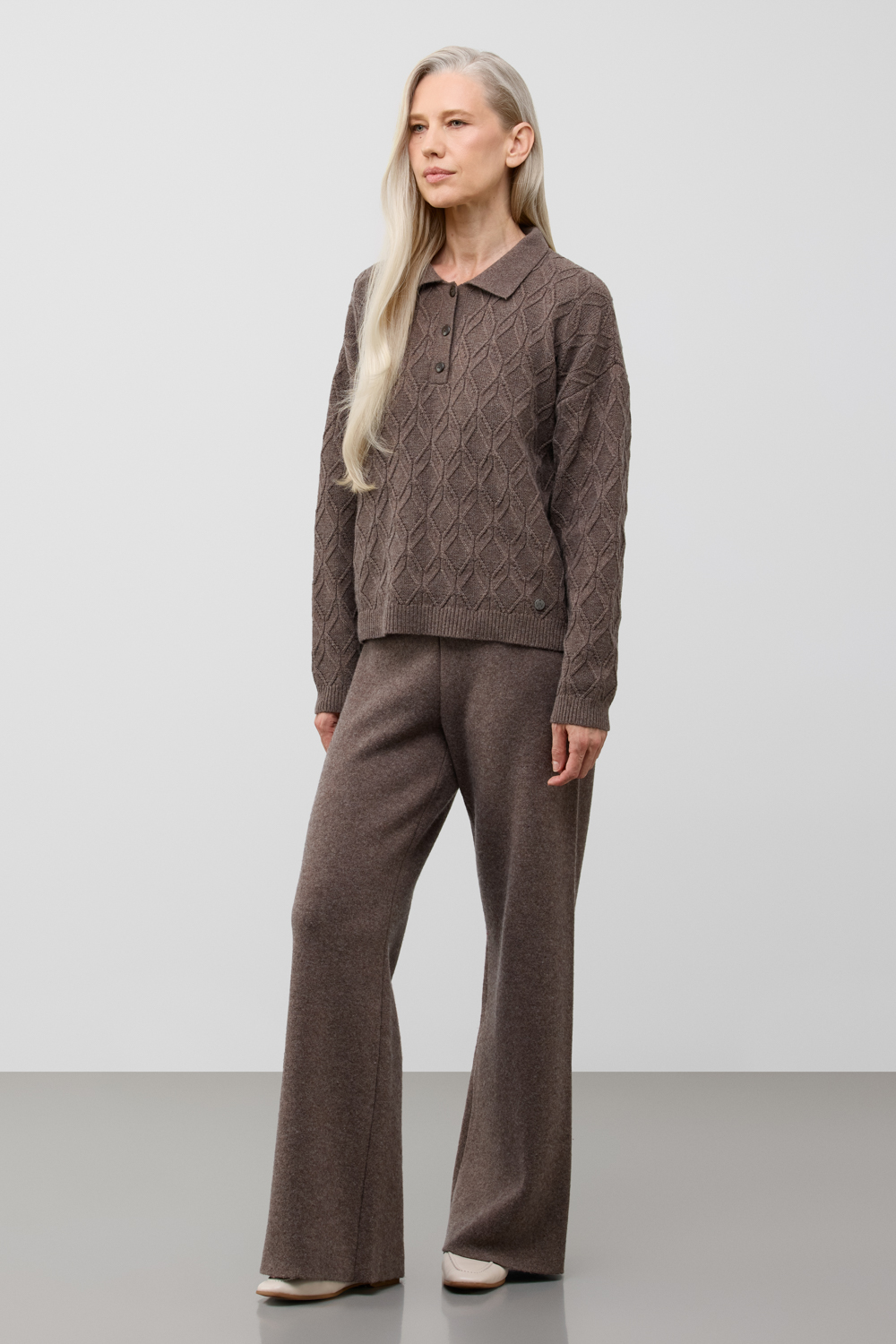 картинка Брюки из шерсти мериноса с кашемиром от магазина Одежда+