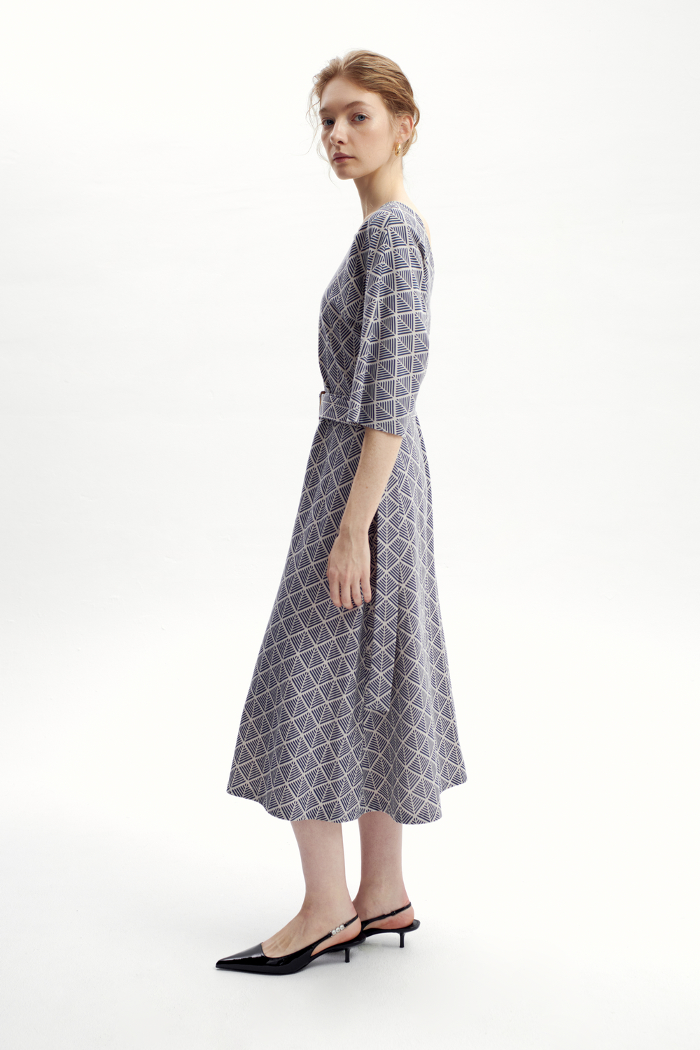 картинка Платье со съемным поясом от магазина Одежда+