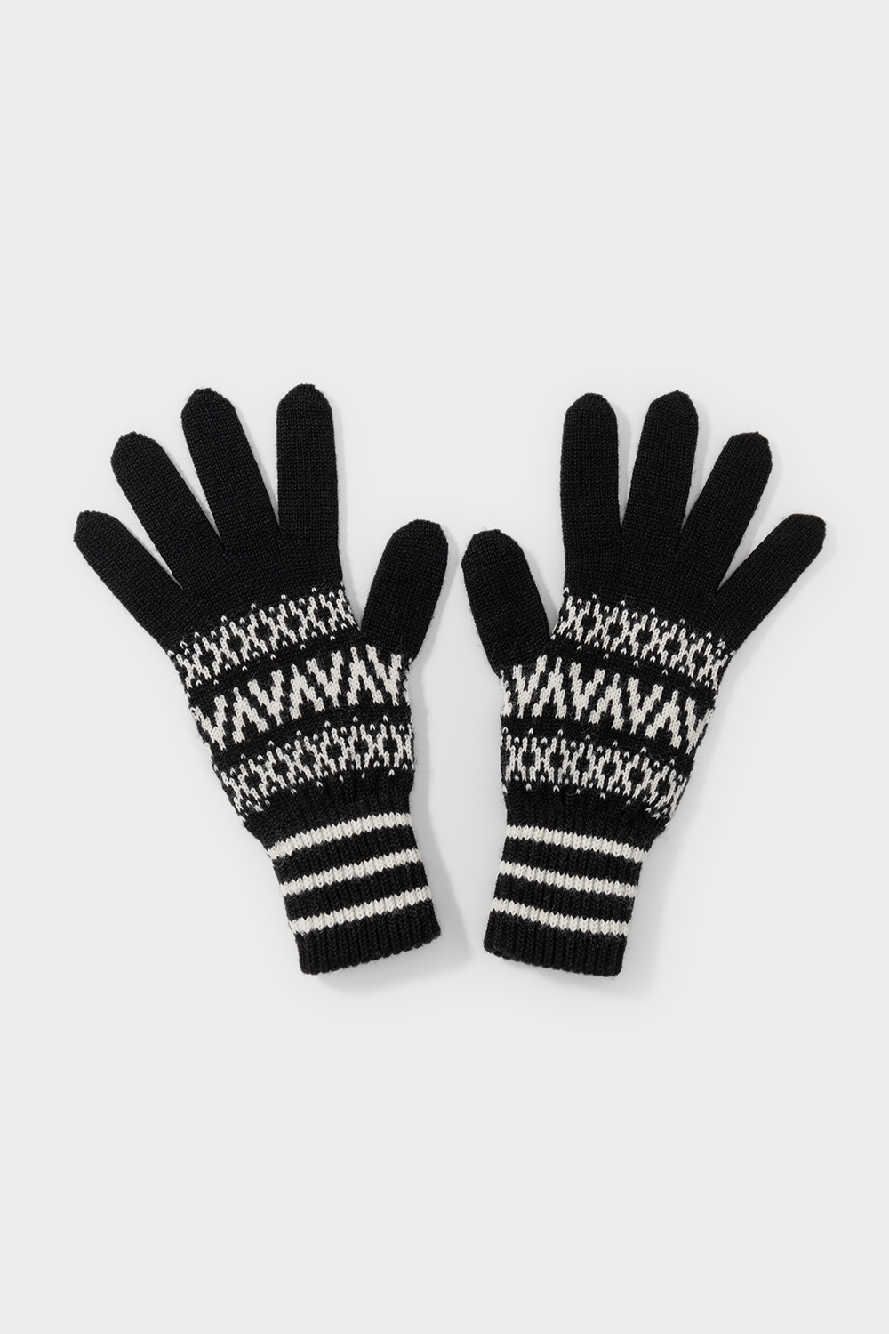 картинка Перчатки вязаные из полушерсти от магазина Одежда+