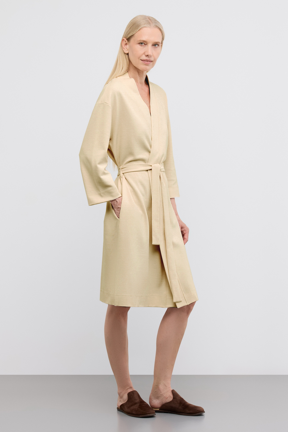 картинка Халат женский из натурального хлопка от магазина Одежда+