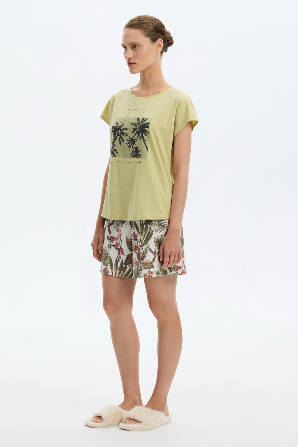 картинка Комплект футболка и шорты из 100% хлопка от магазина Одежда+