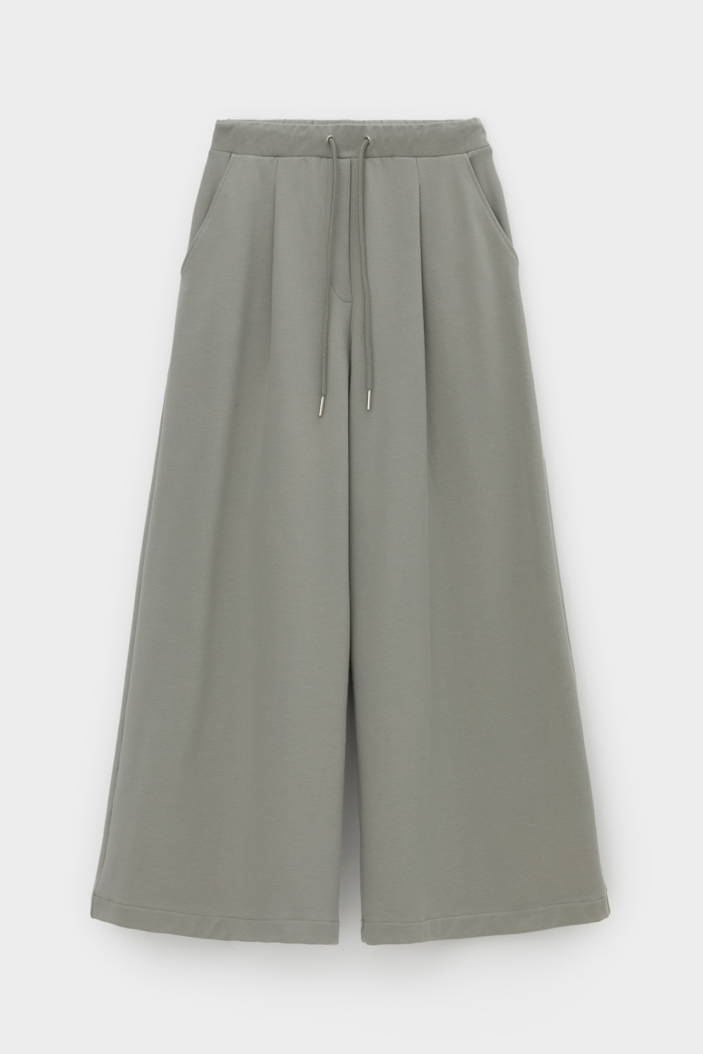 картинка Широкие укороченные брюки из мягкого футера от магазина Одежда+