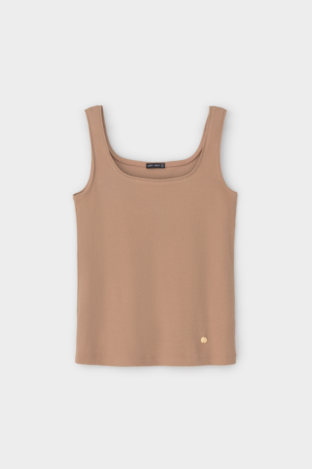 картинка Топ из эластичного трикотажа в рубчик от магазина Одежда+