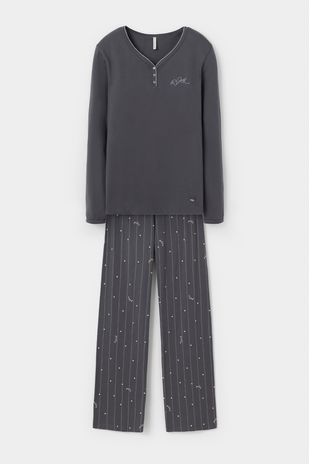 картинка Комплект лонгслив и брюки из гребенного хлопка от магазина Одежда+