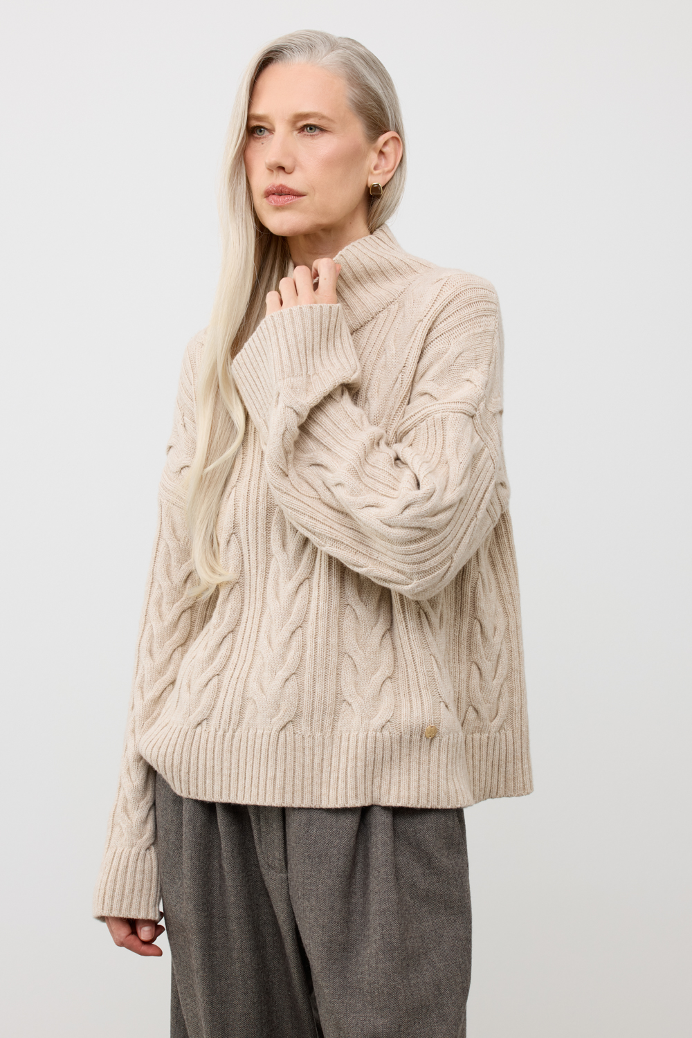 картинка Кашемировый джемпер с мериносом от магазина Одежда+