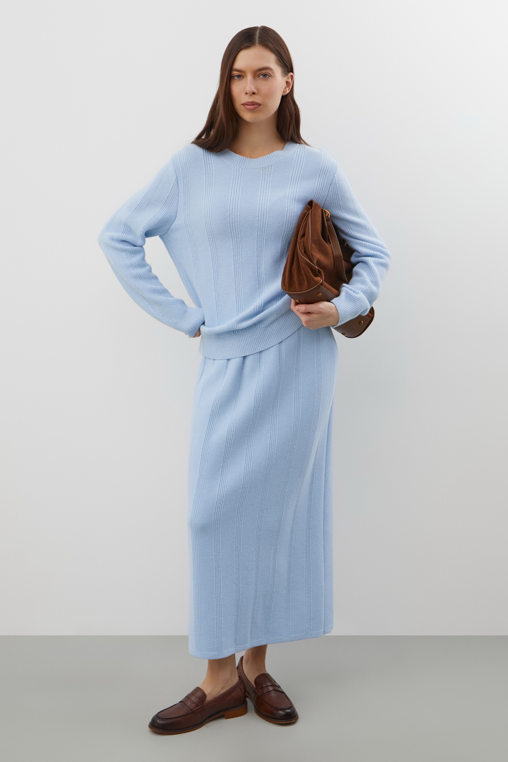 картинка Юбка с кашемиром и мериносом от магазина Одежда+