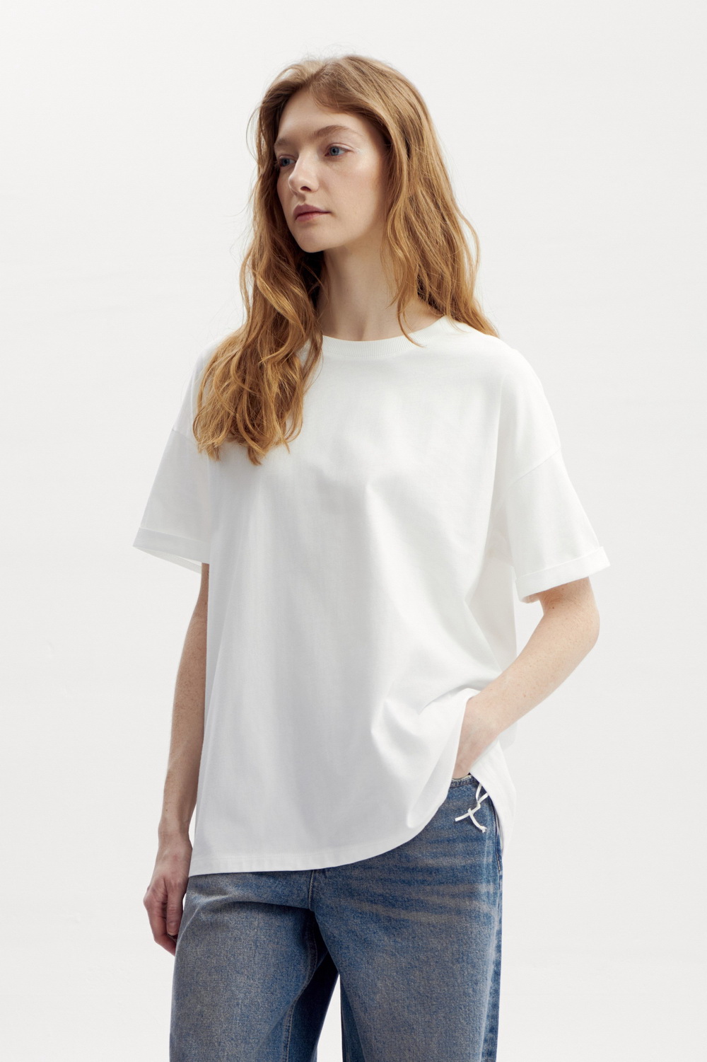 картинка Футболка из хлопка с эластаном от магазина Одежда+